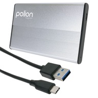 Puzdro na vreckový HDD/SSD 2,5 SATA USB-C ALU disk