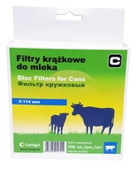 Can Agri, kotúčové filtre na mlieko, 200 ks, Ø 200 mm