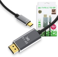 KÁBEL pre MacBook Usb-c DisplayPort 8K 5K 4K 240Hz