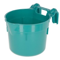 HangOn závesné okrúhle krmítko a napájačka 8l Kerbl Turquoise