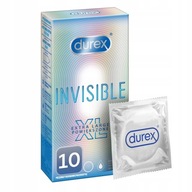 DUREX INVISIBLE veľké veľké kondómy 10 ks XL