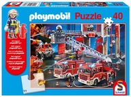 Puzzle 40 PLAYMOBIL Hasičský zbor + figúrka