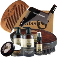 Šampónová kefa By My Beard Beard Set olejový šampón na fúzy Beard Bross Comb