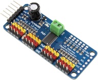 16-kanálový modul ovládača Servo PWM PCA9685 i2c