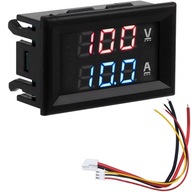 AMPERMETROVÝ PANEL VOLTMETER 10A 100V DC NAPÄTIE LCD