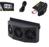 VENTILÁTOROVÝ MLÝN 3v1 SOLÁRNY VÝFUKOVÝ VENTILÁTOR AUTOMOBILOV