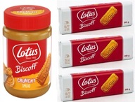 LOTUS BISCOFF Karamelizované sušienky 3x250g + Krém