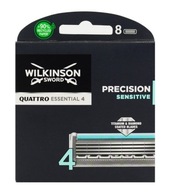 8 ks náhradné čepele Wilkinson Sword Quattro Titanium Sensitive - krabička