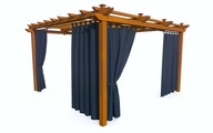 PERGOLA TERASA BALKÓN Záhradný záves 155x200