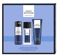 DAVID BECKHAM CLASSIC BLUE DARČEKOVÝ SADA DEODORANT SPRCHOVÝ GÉL