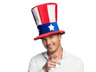 Americký spoločenský klobúk Uncle Sam USA