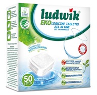 Ludwik All In One Ecolabel Tablety do umývačky riadu 50 ks.