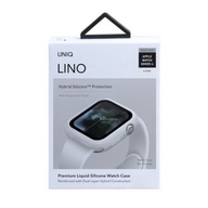 Puzdro UNIQ Lino pre Apple Watch 4/5/6/SE 44mm biele