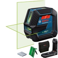 BOSCH Zelený čiarový laser GLL 2-15 G + držiak