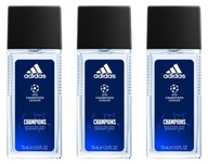 Adidas Uefa Champions League Deodorant 75 ml pánska sklenená fľaša