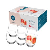 Altom Design Diamond poháre na pitie vody, 390 ml, Sada 6 kusov