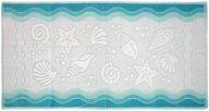 Osuška Flora Ocean 70x140 Turquoise Greno