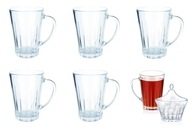 SET 6x 250 ml GLASS + LUMINARC cukornička