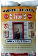 MAGNETICKÁ SIEŤKA NA KOMÁRY 100x210 čierna