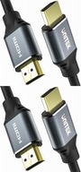 Unitek Ultra HDR HDMI v 2.1 kábel 8K 4K 120Hz 1,5m čierny x2