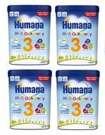 HUMANA 3 NÁSLEDNÉ MLIEKO PO 12 MESIACOCH 4x 650G