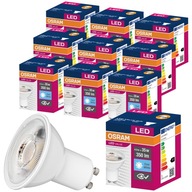 10x GU10 LED žiarovka 4,5W = 35W 350lm 4000K OSRAM