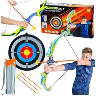 Veľký luk pre deti Terčové šípy Strelecká sada Led Quiver Game Garden