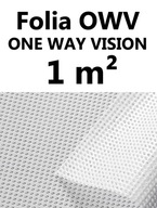 Fólia OWV One Way Vision s potlačou 1 m2