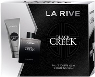 LA RIVE FOR MEN BLACK CREEK DARČEKOVÝ SET (EOILETTILE VODA 100 ML + PO GEL