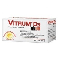 VITRUM D3 FORTE 2000J.M. 60 KAPSULÍ VITAMÍNU D