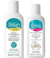 Oillan Set Kúpeľová emulzia 400 ml + Oillan Baby Liquid 2v1 400 ml