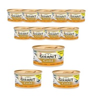 Krmivo pre mačky kuracie mrkva GOURMET GOLD 12x85g