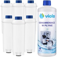 6x VODNÝ FILTER pre DELONGHI DESCALER 1000 SET