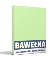 LUX Prestieradlo 200x220 Bavlna 100% jablkovo zelená