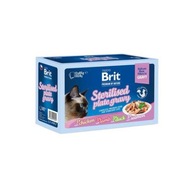 Brit Premium Cat sterilizovaný rodinný tanierový box Gravy 12x 85g 645