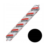 SOUDAL SILIRUB SILIKÓNOVÉ LEPIDLO NA EPDM MEMBRÁNOVÉ FÓLIE ČIERNA 600ml