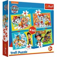 Puzzle 4v1 pre 6-ročnú Paw Patrol HIT!!!