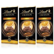 Lindt Creation čokoládová súprava s pomarančom x 3