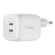 Nástenná nabíjačka Belkin 2x USB-C GaN s PPS 45W