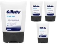 4x hydratačný ukľudňujúci balzam po holení GILLETTE SENSITIVE SIN 75 ml