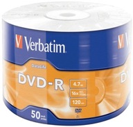 DISKY VERBATIM DVD-R 4,7 GB - 100 kusov Spoľahlivé