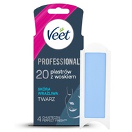 VEET Professional Sensitive depilačné pásiky 20 ks