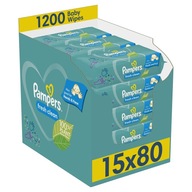 PAMPERS FRESH CLEAN VLHČENÉ Utierky 15 x 80 = 1200 ks