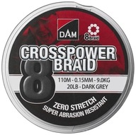 KRÍŽOVÝ MOST DAM 8-BRAID 0,2MM 150M-D.GREE