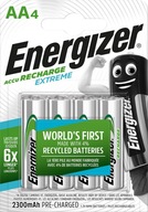 4x AA HR6 ENERGIZER NiMH 2300 mAh batérie