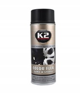 K2 COLOR FLEX RUBBER SPRAY 400ml BLACK MAT Farb