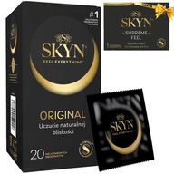 SKYN ORIGINAL kondómy 20 kusov Classic Non-latex Thin Smooth