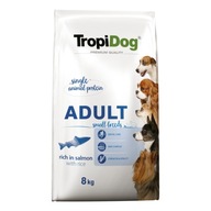 TROPIDOG PREMIUM Dospelý malý losos 8 kg losos