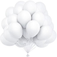 White Balloons Communion Svadba Svadba Narodeniny BALÓN SADA BALÓNOV 100 ks