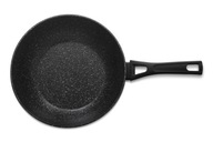 WOK 28 cm hlboká panvica, hlboká mramorová panvica, indukcia